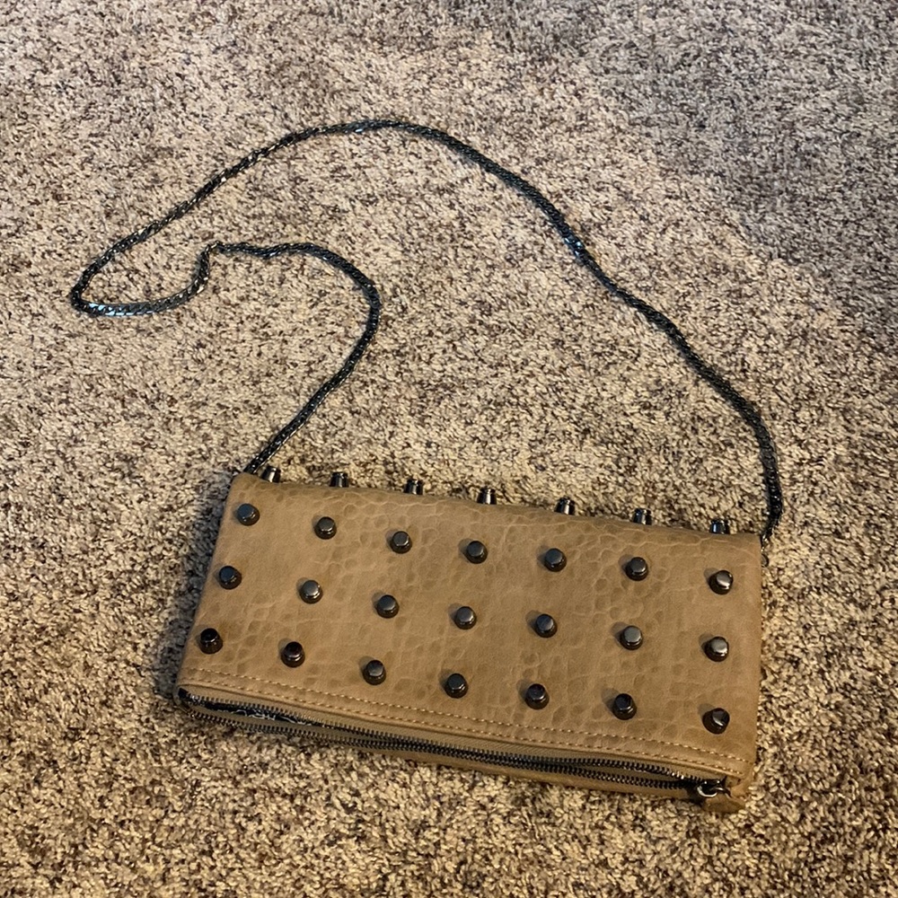 Studded clutch purse